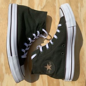 Converse Chuck Taylor All Star High Top Unisex Shoe - Utility Green M 5.5 W 7.5